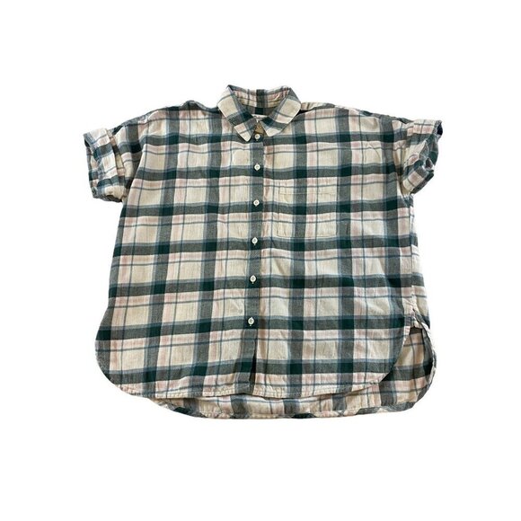 Madewell Women's Daily Short Sleeve Button Front Shirt - XXS - Picture 2 of 9
